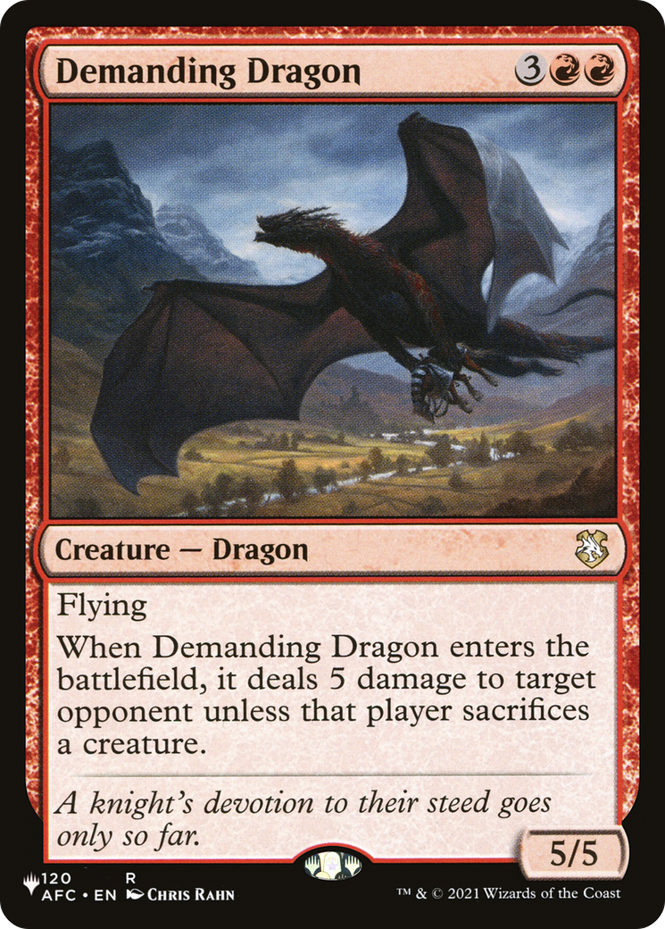 Demanding Dragon [The List] | Pegasus Games WI