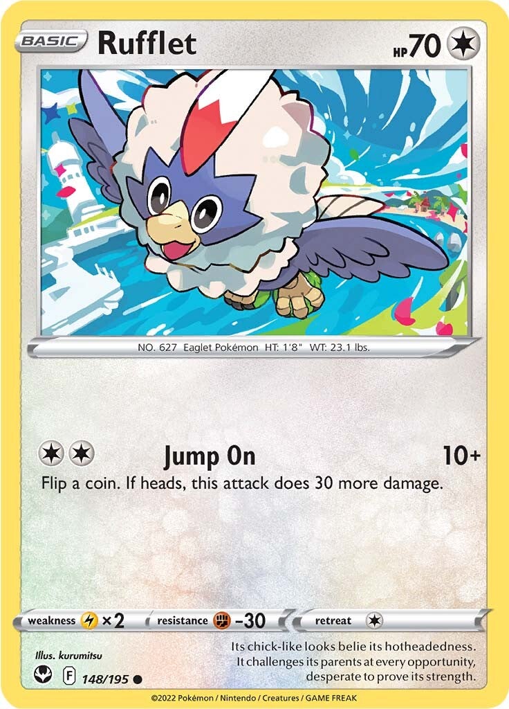 Rufflet (148/195) [Sword & Shield: Silver Tempest] | Pegasus Games WI