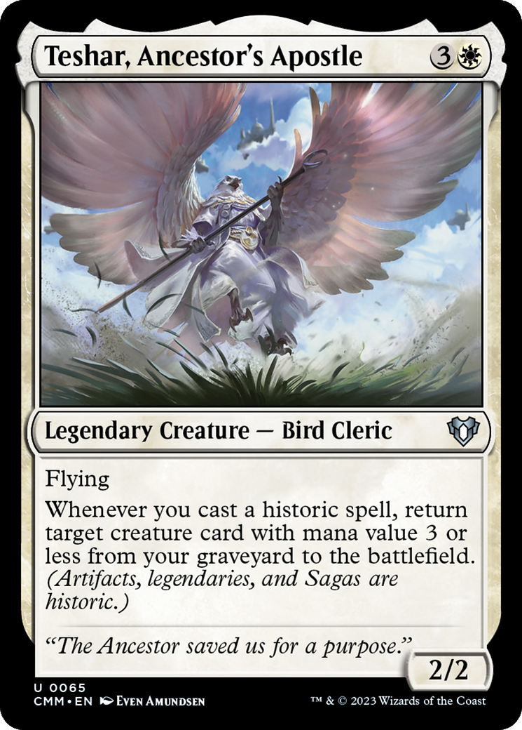 Teshar, Ancestor's Apostle [Commander Masters] | Pegasus Games WI