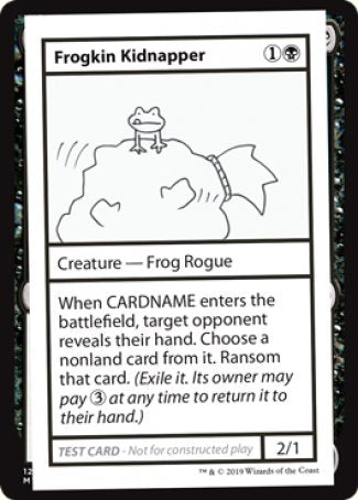 Frogkin Kidnapper (2021 Edition) [Mystery Booster Playtest Cards] | Pegasus Games WI
