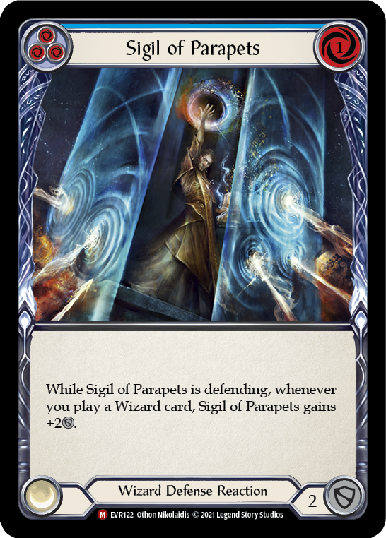 Sigil of Parapets [EVR122] (Everfest)  1st Edition Rainbow Foil | Pegasus Games WI