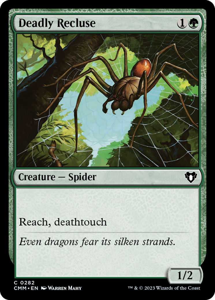 Deadly Recluse [Commander Masters] | Pegasus Games WI