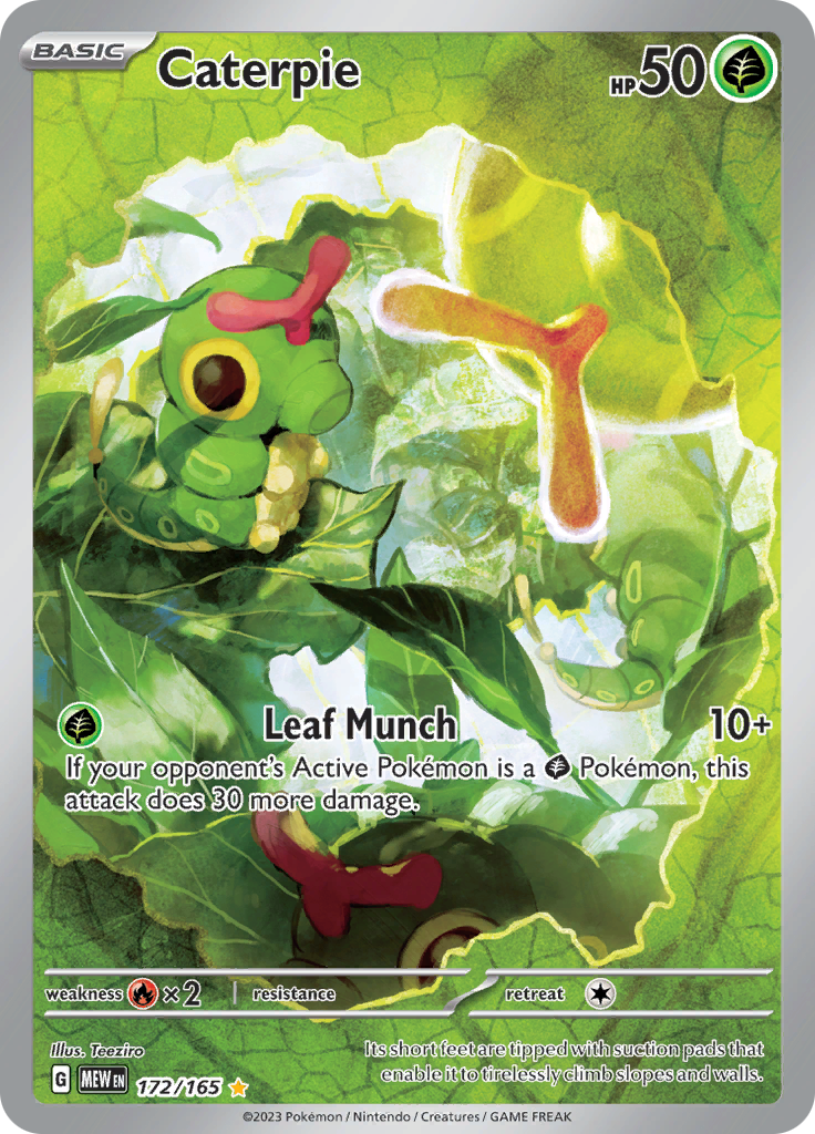 Caterpie (172/165) [Scarlet & Violet: 151] | Pegasus Games WI