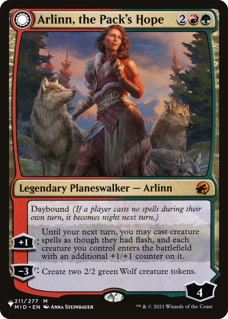 Arlinn, the Pack's Hope // Arlinn, the Moon's Fury [Secret Lair: From Cute to Brute] | Pegasus Games WI