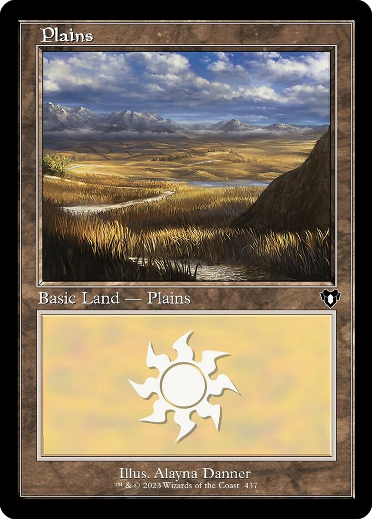 Plains (437) (Retro) [Commander Masters] | Pegasus Games WI