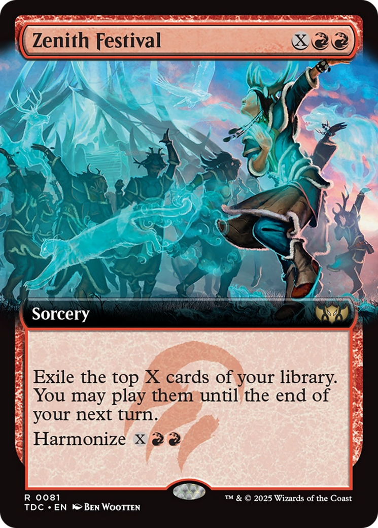 Zenith Festival (Extended Art) [Tarkir: Dragonstorm Commander] | Pegasus Games WI