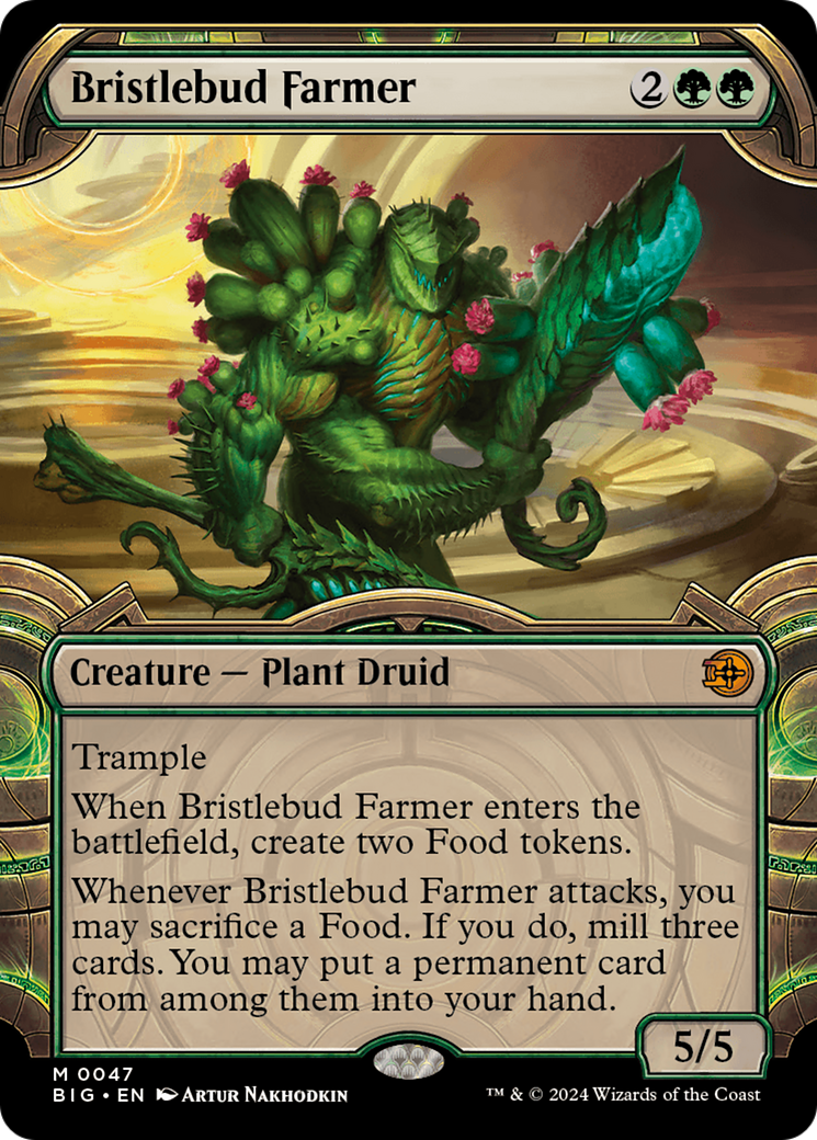 Bristlebud Farmer (Showcase) [Outlaws of Thunder Junction: The Big Score] | Pegasus Games WI