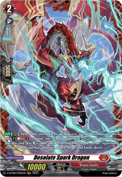 Desolate Spark Dragon (D-BT09/FR03EN) [Dragontree Invasion] | Pegasus Games WI