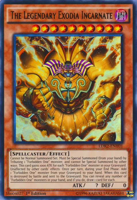 The Legendary Exodia Incarnate [LDK2-ENY01] Ultra Rare | Pegasus Games WI