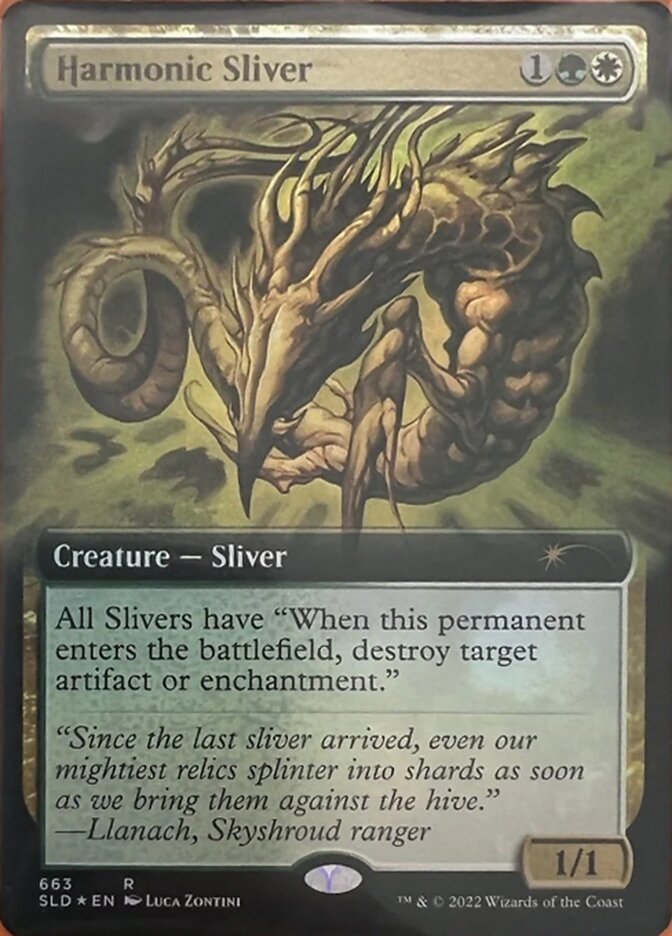 Harmonic Sliver (Extended Art) [Secret Lair Drop Promos] | Pegasus Games WI