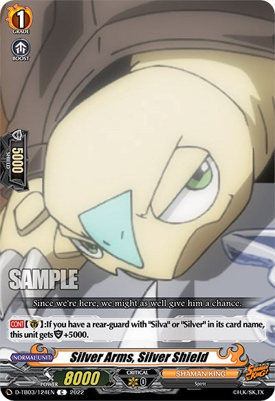 Silver Arms, Silver Shield (D-TB03/124EN) [Shaman King] | Pegasus Games WI