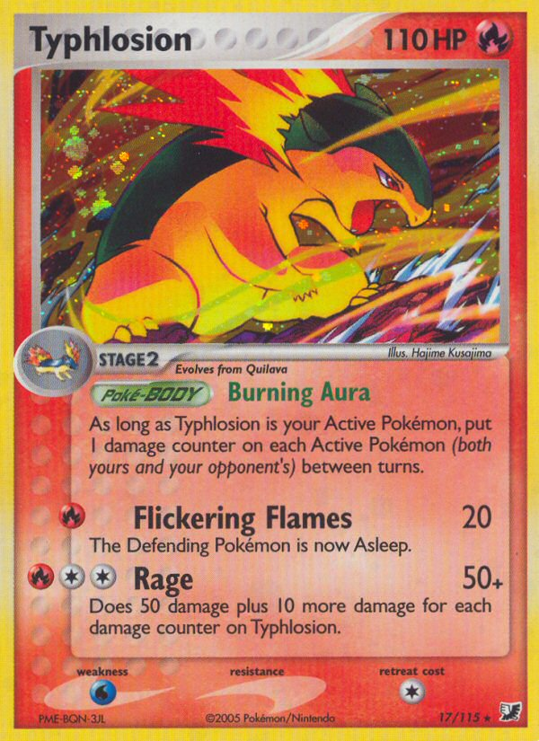 Typhlosion (17/115) [EX: Unseen Forces] | Pegasus Games WI