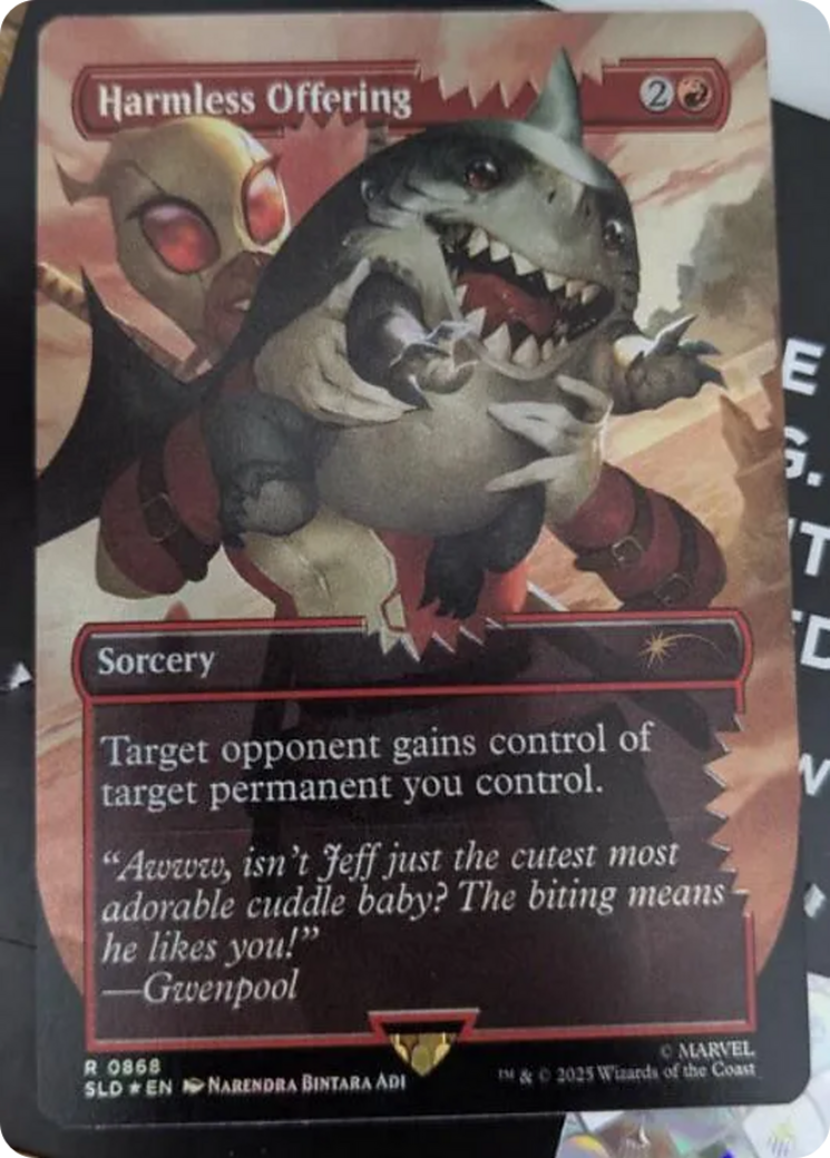 Harmless Offering (Rainbow Foil) [Secret Lair Drop Series] | Pegasus Games WI