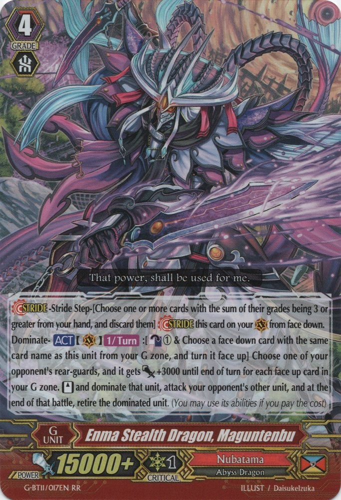 Enma Stealth Dragon, Maguntenbu (G-BT11/017EN) [Demonic Advent] | Pegasus Games WI