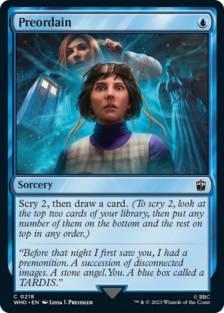 Preordain [Doctor Who] | Pegasus Games WI
