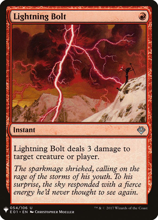 Lightning Bolt [Mystery Booster] | Pegasus Games WI