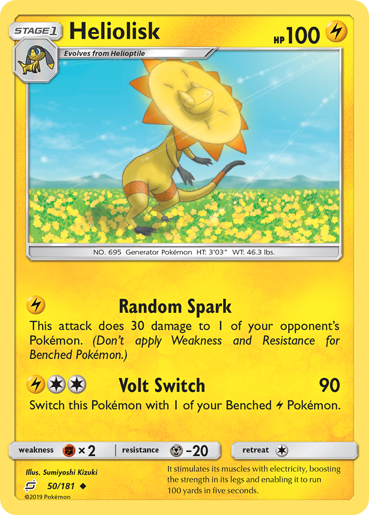 Heliolisk (50/181) [Sun & Moon: Team Up] | Pegasus Games WI