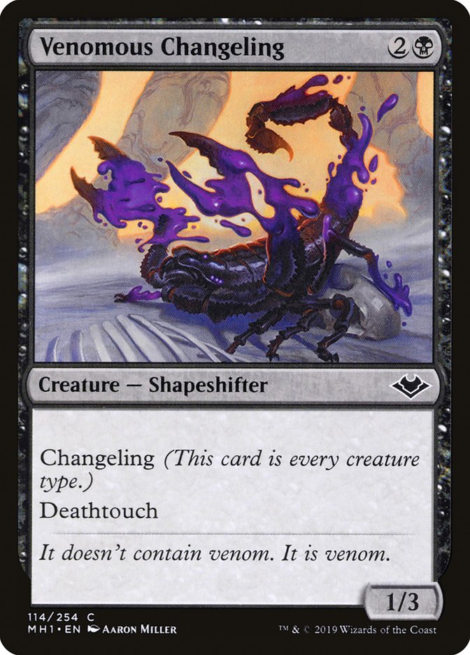 Venomous Changeling [Modern Horizons] | Pegasus Games WI