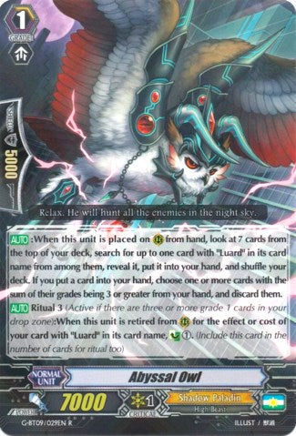 Abyssal Owl (G-BT09/029EN) [Divine Dragon Caper] | Pegasus Games WI