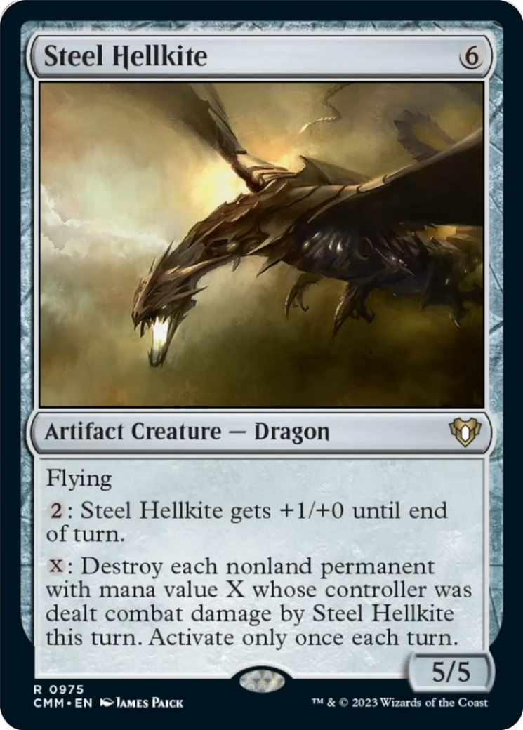Steel Hellkite [Commander Masters] | Pegasus Games WI