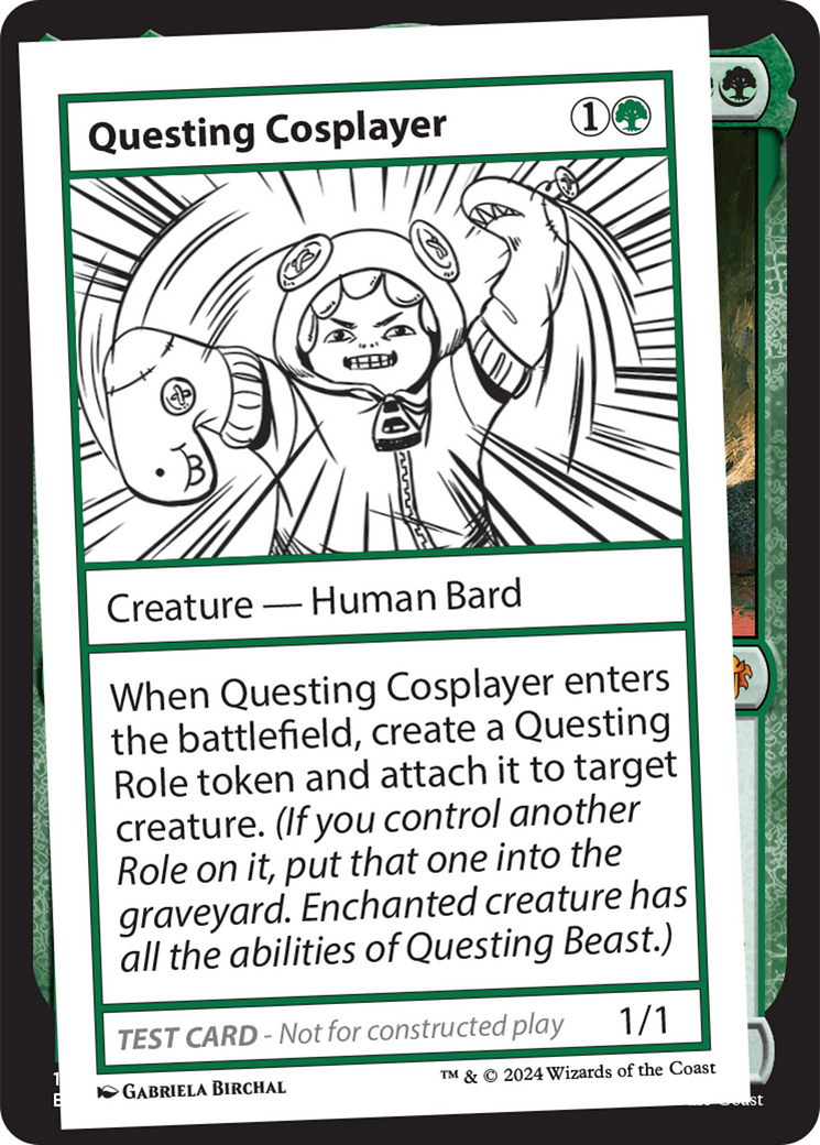 Questing Cosplayer [Mystery Booster 2 Playtest Cards] | Pegasus Games WI