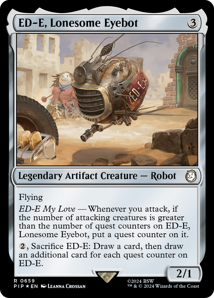 ED-E, Lonesome Eyebot (Surge Foil) [Fallout] | Pegasus Games WI