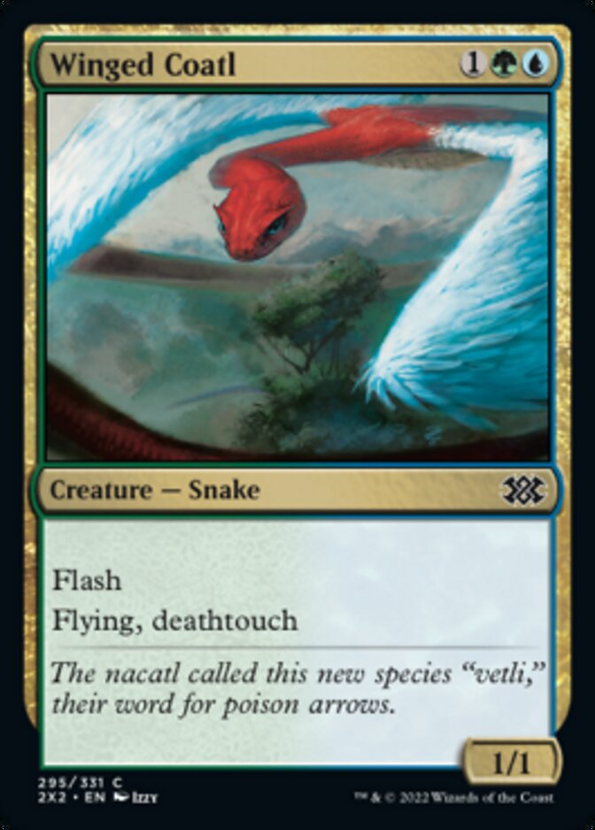 Winged Coatl [Double Masters 2022] | Pegasus Games WI