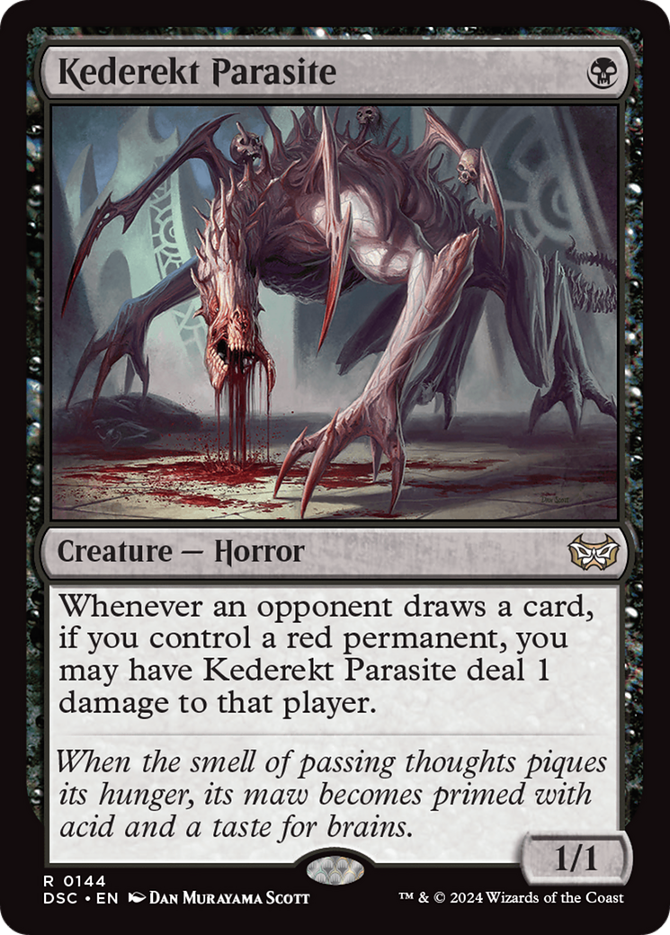 Kederekt Parasite [Duskmourn: House of Horror Commander] | Pegasus Games WI
