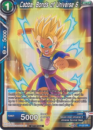 Cabba, Bonds of Universe 6 (Shop Tournament: Assault of Saiyans) (P-127) [Promotion Cards] | Pegasus Games WI