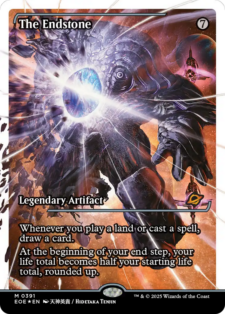 The Endstone (Showcase) (Fracture Foil) [Edge of Eternities] | Pegasus Games WI
