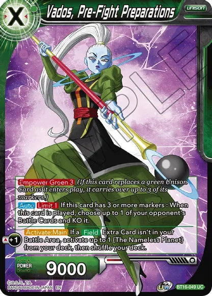 Vados, Pre-Fight Preparations (BT16-049) [Realm of the Gods] | Pegasus Games WI