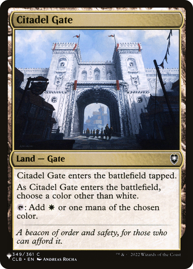 Citadel Gate [The List] | Pegasus Games WI
