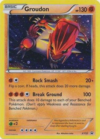 Groudon (XY52) (Jumbo Card) [XY: Black Star Promos] | Pegasus Games WI