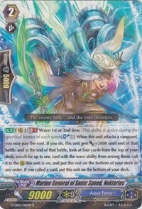 Marine General of Sonic Speed, Nektarios (G-CB02/016EN) [Commander of the Incessant Waves] | Pegasus Games WI