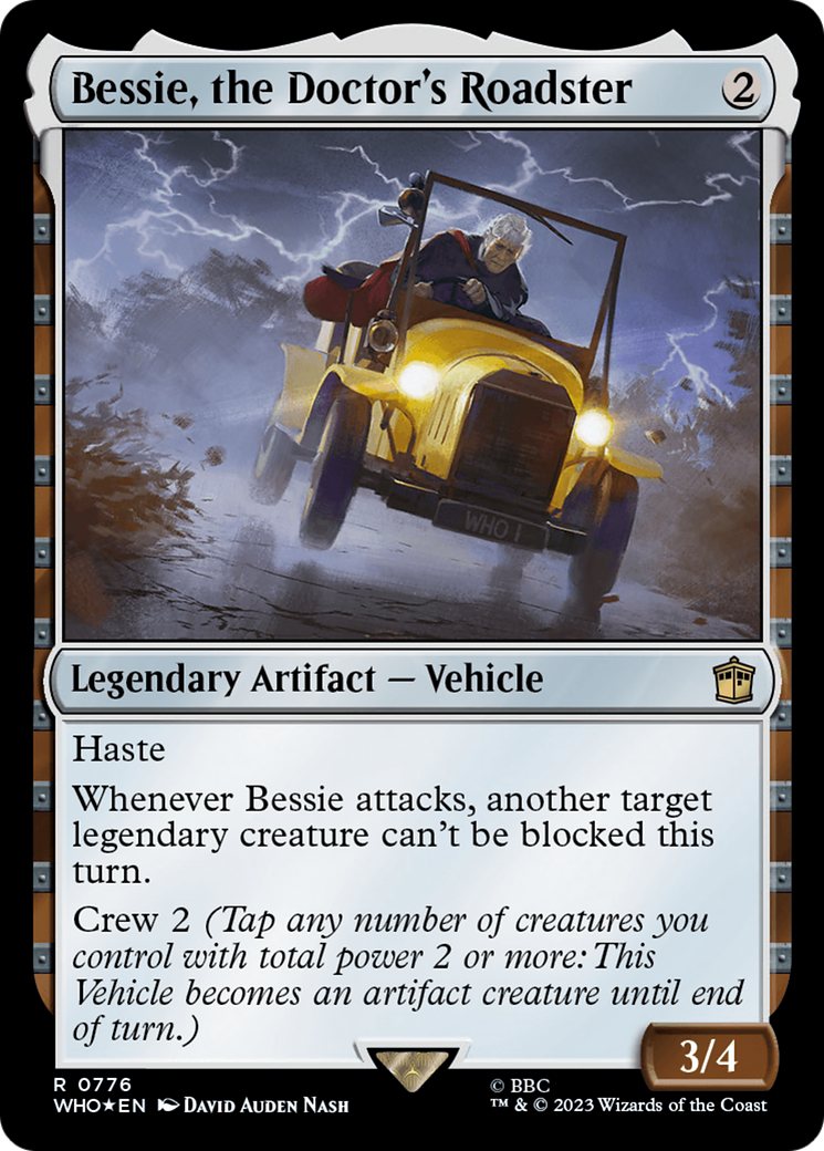 Bessie, the Doctor's Roadster (Surge Foil) [Doctor Who] | Pegasus Games WI