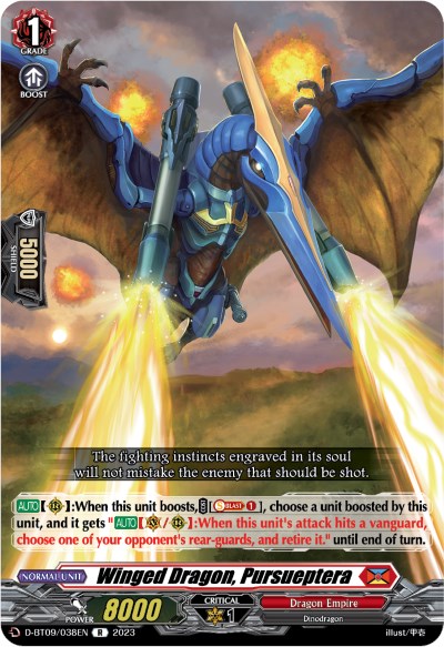 Winged Dragon, Pursueptera (D-BT09/038EN) [Dragontree Invasion] | Pegasus Games WI