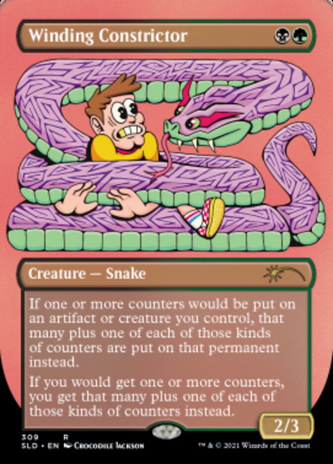 Winding Constrictor (Borderless) [Secret Lair Drop Series] | Pegasus Games WI