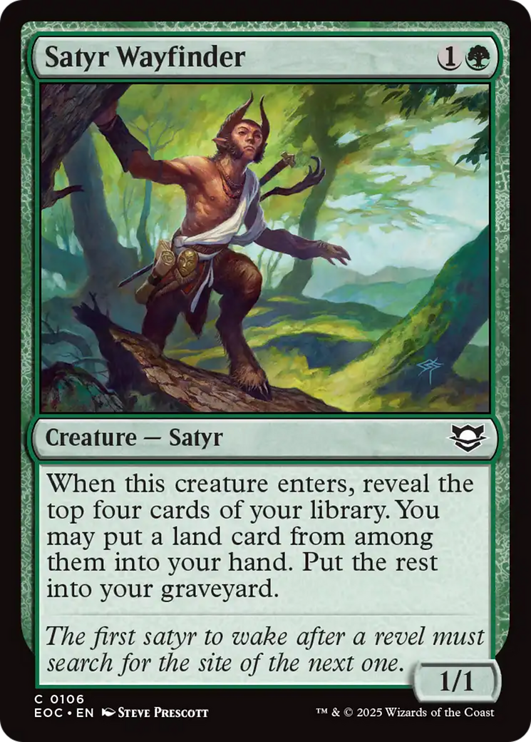 Satyr Wayfinder [Edge of Eternities Commander] | Pegasus Games WI