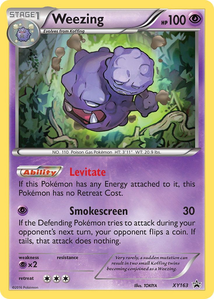 Weezing (XY163) [XY: Black Star Promos] | Pegasus Games WI