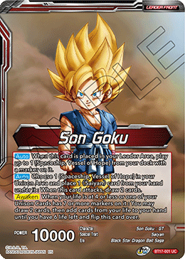 Son Goku // Son Goku, Pan, and Trunks, Space Adventurers (BT17-001) [Ultimate Squad] | Pegasus Games WI