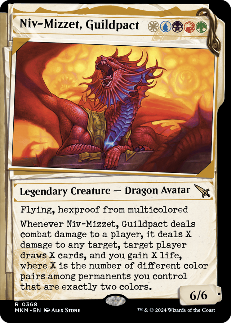 Niv-Mizzet, Guildpact (Showcase) (368) [Murders at Karlov Manor] | Pegasus Games WI