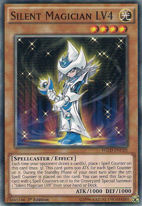 Silent Magician LV4 [YGLD-ENC05] Common | Pegasus Games WI