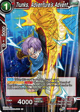 Trunks, Adventure's Advent (BT17-014) [Ultimate Squad] | Pegasus Games WI