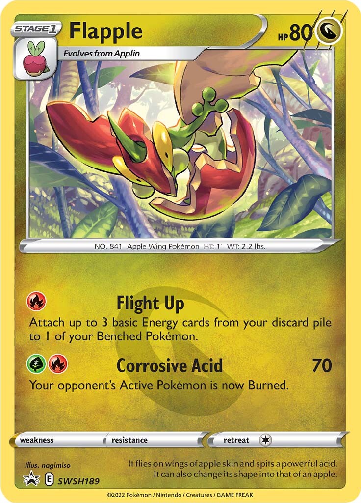 Flapple (SWSH189) [Sword & Shield: Black Star Promos] | Pegasus Games WI