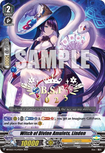 Witch of Divine Amulets, Linden (BSF2023/VGV02EN) [Bushiroad Event Cards] | Pegasus Games WI