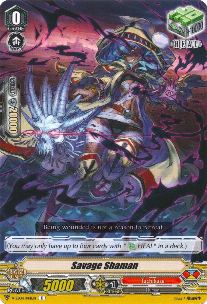 Savage Shaman (V-EB01/044EN) [The Destructive Roar] | Pegasus Games WI