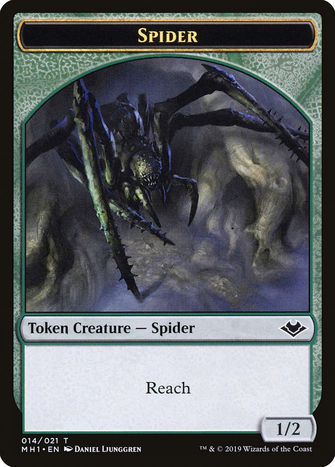 Goblin (010) // Spider (014) Double-Sided Token [Modern Horizons Tokens] | Pegasus Games WI