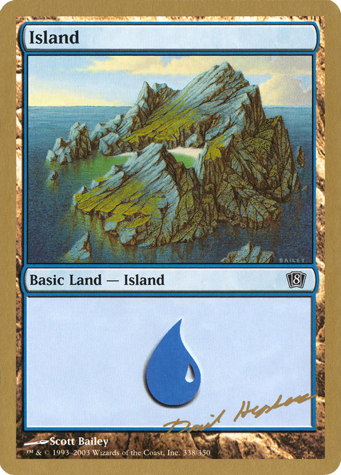 Island (dh338) (Dave Humpherys) [World Championship Decks 2003] | Pegasus Games WI