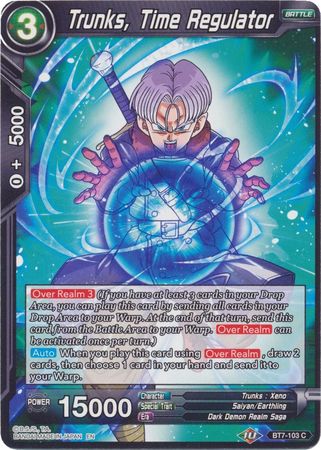 Trunks, Time Regulator (Reprint) (BT7-103) [Battle Evolution Booster] | Pegasus Games WI