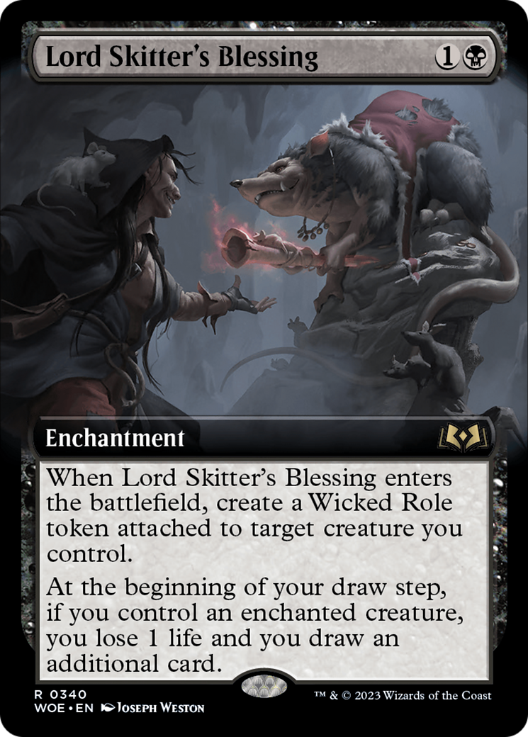 Lord Skitter's Blessing (Extended Art) [Wilds of Eldraine] | Pegasus Games WI